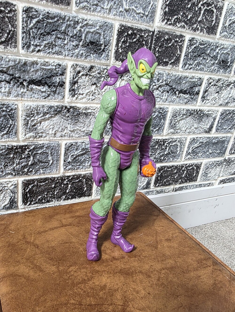 Hasbro Green and Purple Reptile Action Figure - Classic Collectible
